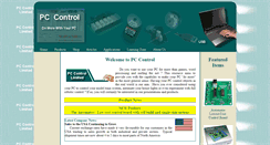 Desktop Screenshot of pc-control.co.uk