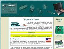 Tablet Screenshot of pc-control.co.uk