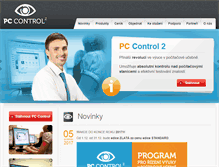Tablet Screenshot of pc-control.cz